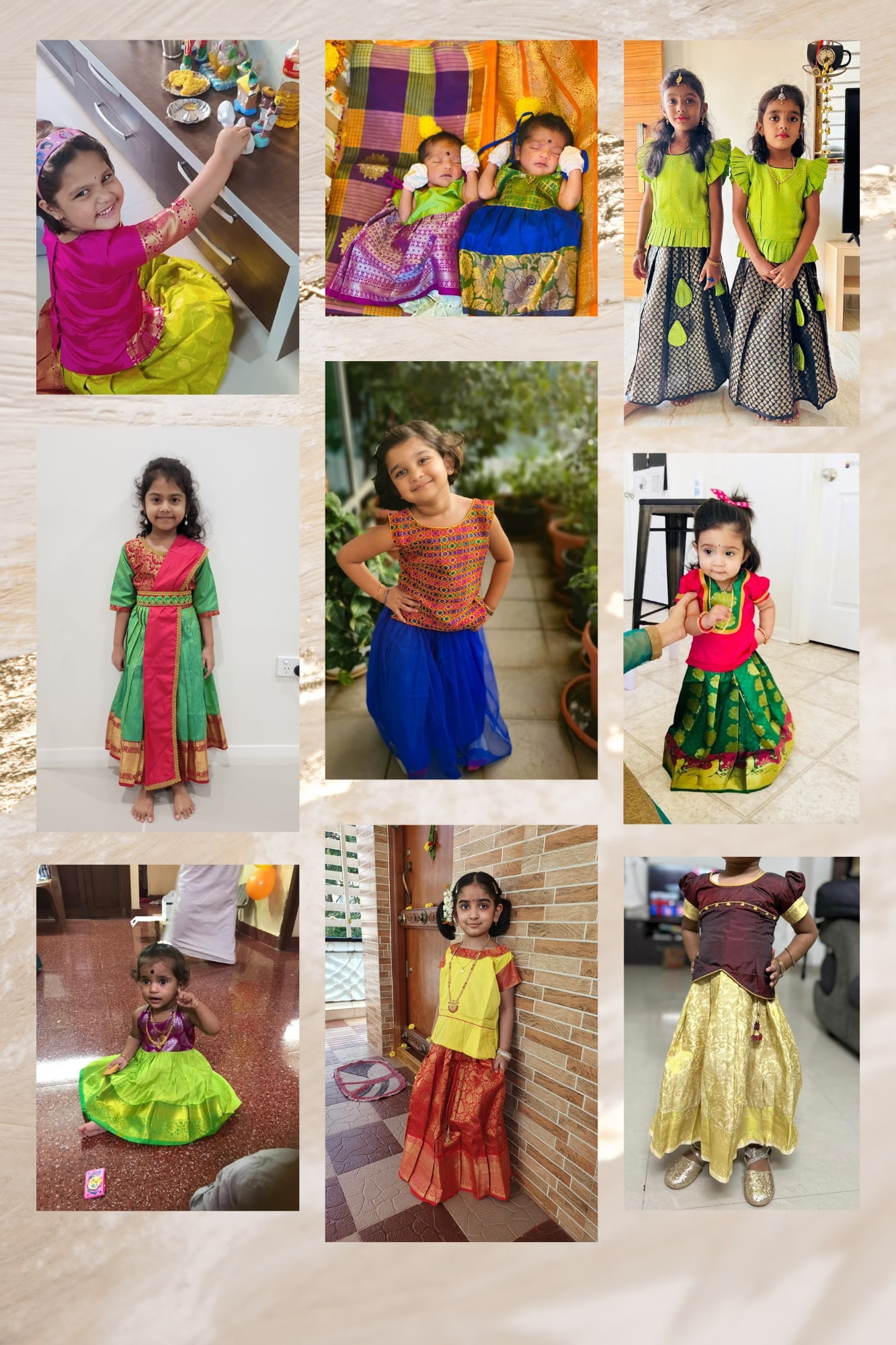 Little Blossoms: Celebrate Every Age with Our Charming Pattu Pavadai Collection
