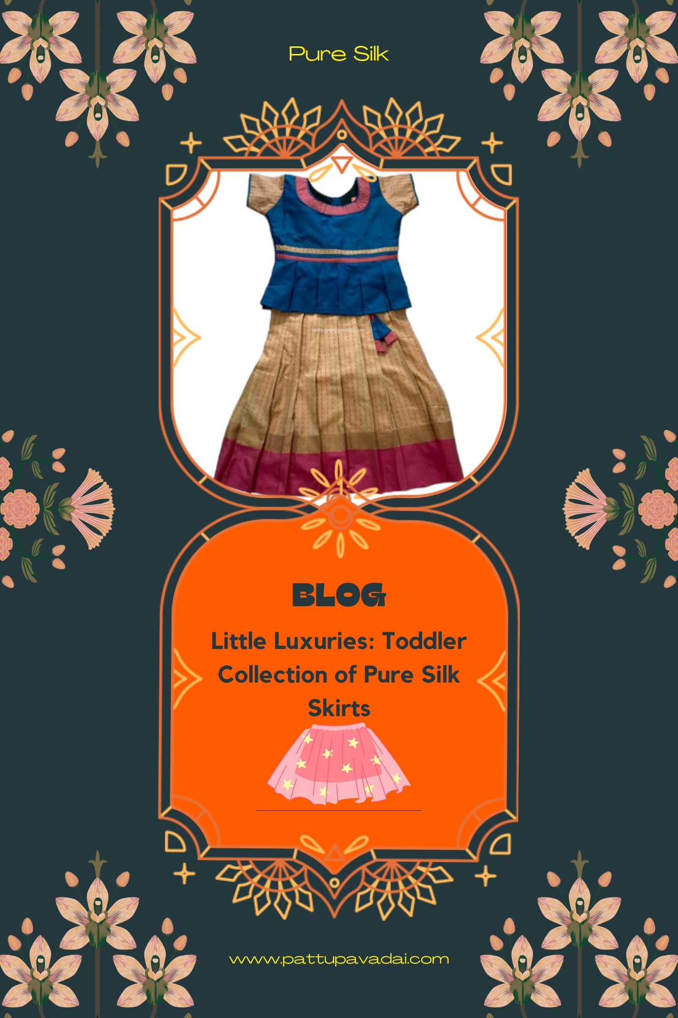 Little Luxuries Toddler Collection of Pure Silk Skirts