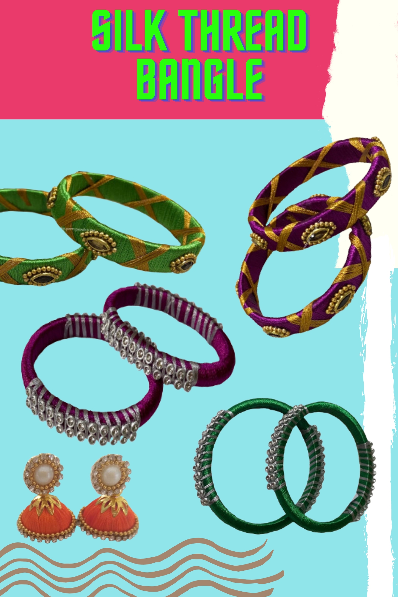 Unveiling the Latest Trends in Silk Thread Bangle Designs