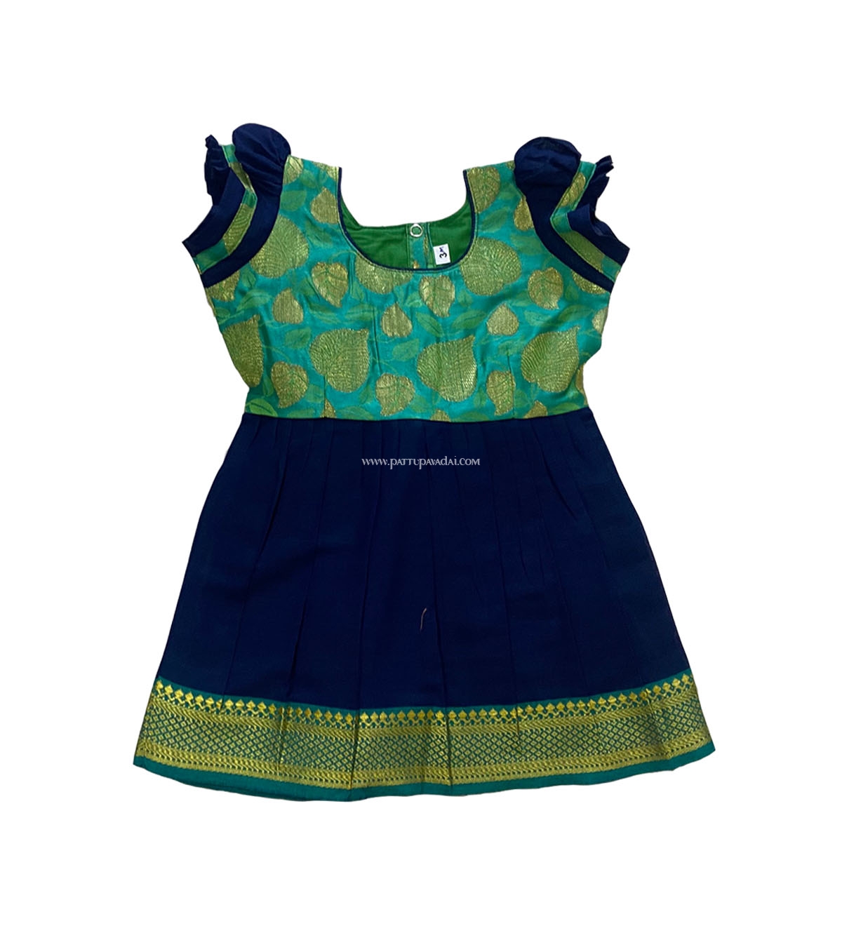 Navy Blue Cotton Frock