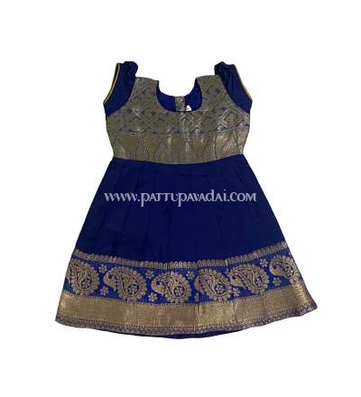 Cotton Frock Navy Blue
