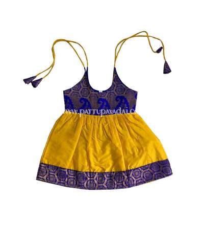Buy Online Knot Type Frock Available only at Pattupavadai.com